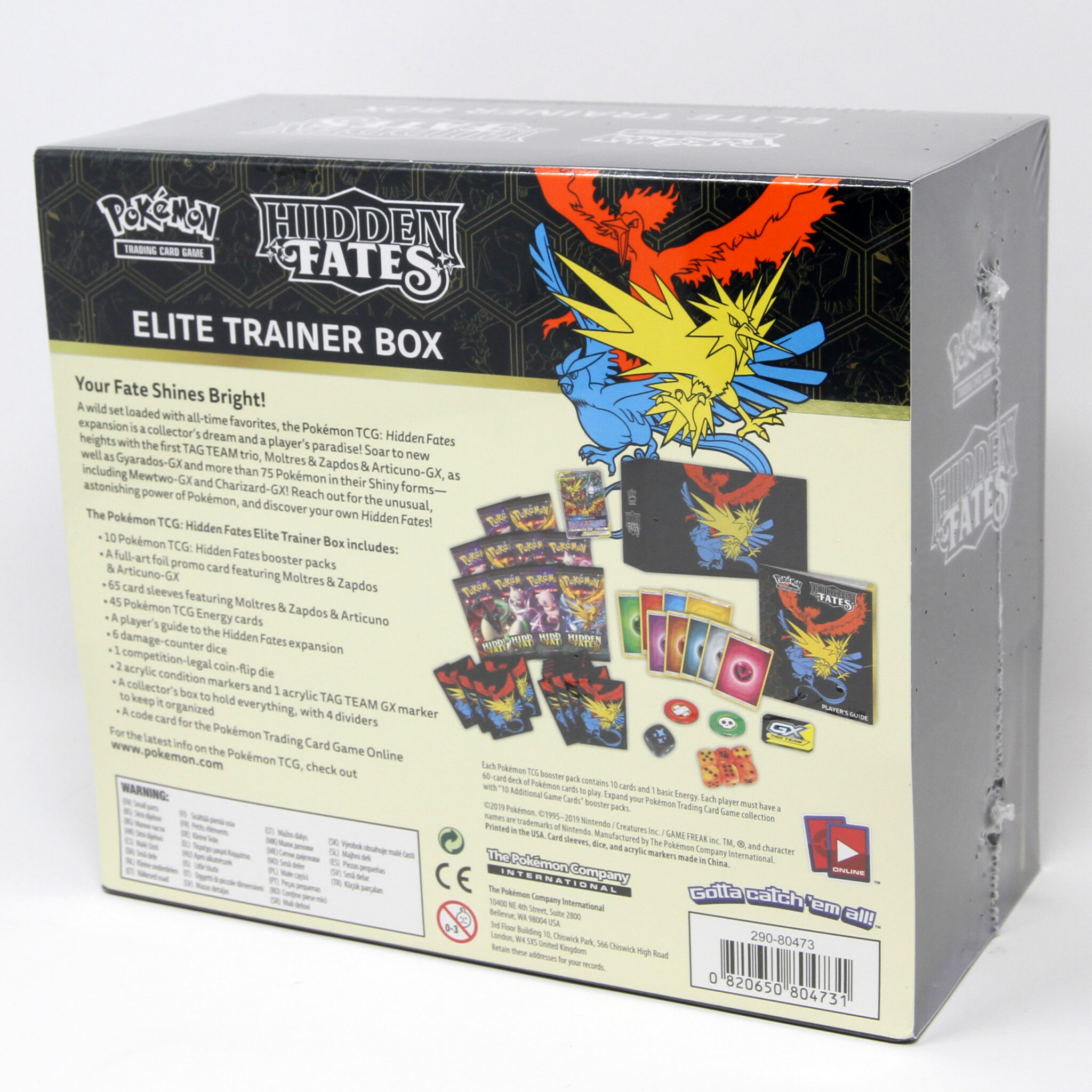 hidden fates elite trainer box 2021