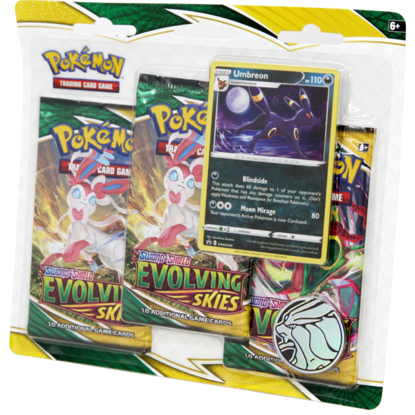 Pokémon Evolving Skies 3 Pack Blister: Umbreon - Jetzt Bei Cardtree