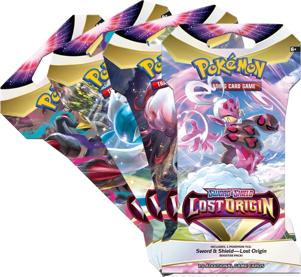 70x Brand New Pokémon order Lost Origin Sleeved Booster Packs