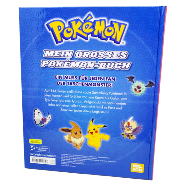 Pokémon: Mein großes Pokémon-Buch [deutsch] Rückseite