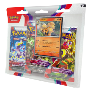 Pokémon Karmesin & Purpur 3-Pack Blister: Arkani