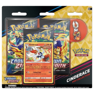 Pokémon Crown Zenith Pin Collection: Cinderace EN