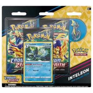 Pokémon Crown Zenith Pin Collection: Inteleon EN