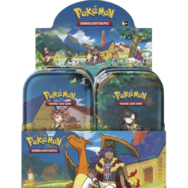 Pokémon Zenit der Könige Mini Tin Display (10 Mini Tins) DE